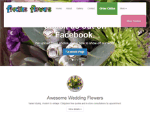 Tablet Screenshot of frecklesflowers.com.au
